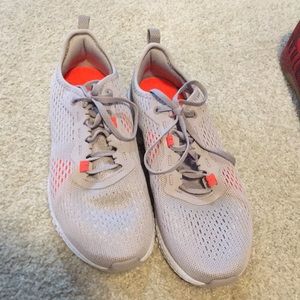 Reebok Grey and Orange training/running shoes